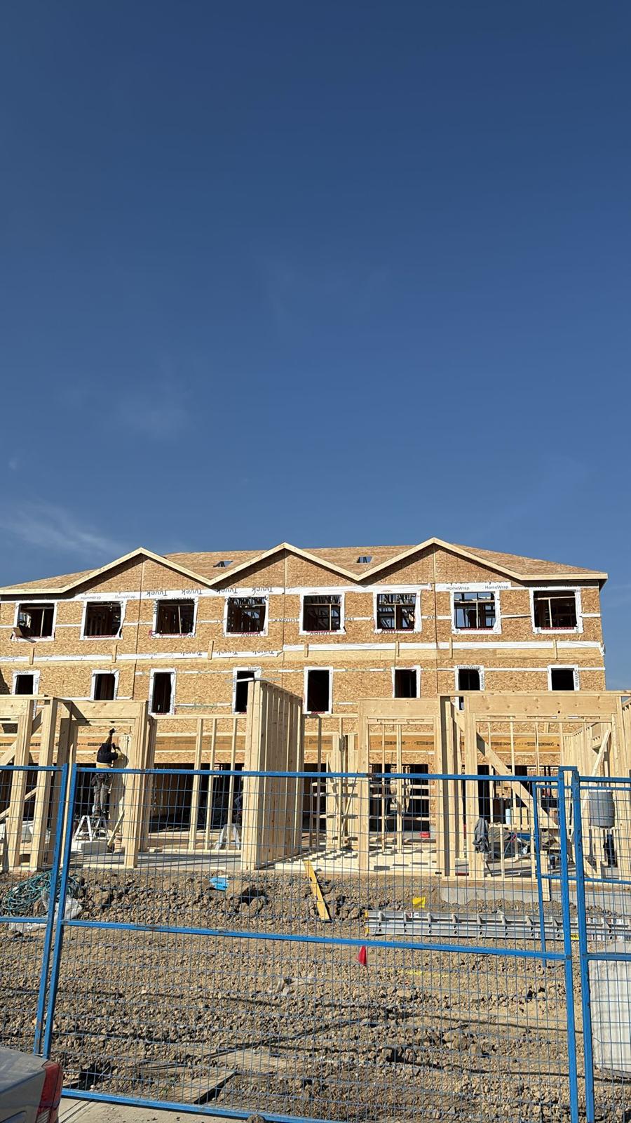 Framing construction project